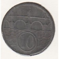 10 геллеров, Чехия и Моравия. 1940