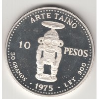 10 песо, Доминиканская республика, 1975