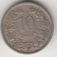 10 сантимов, Люксембург, 1901