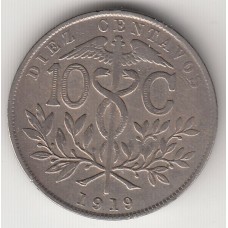 10 сентаво, Боливия, 1919