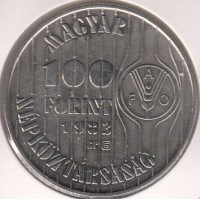 100 форинтов, Венгрия, 1983