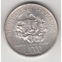 1000 лир, Сан-Марино, 1978