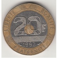 20 франков, Франция, 1992