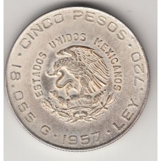 5 песо, Мексика, 1957
