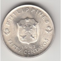 50 сентаво, Филиппины, 1947