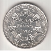 500 франков КФА, 1972
