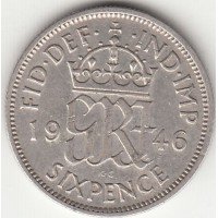 6 пенсов, Великобритания, 1940-1946