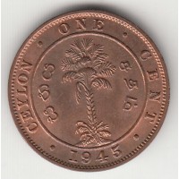  1 цент, Цейлон, 1942