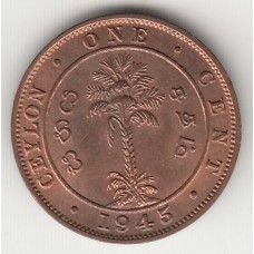 1 цент, Цейлон, 1942