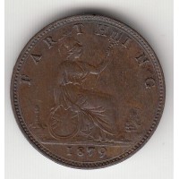 1 фартинг, Великобритания, 1879