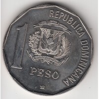 1 песо, Доминиканская республика, 1989
