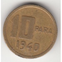 10 пара, Турция, 1940