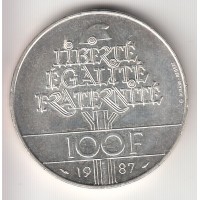 100 франков, Франция, 1987