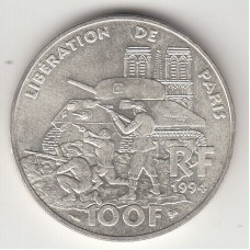 100 франков, Франция, 1994