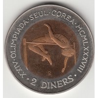 2 динера, Андорра, 1985