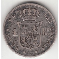 4 реала, Испания, 1858