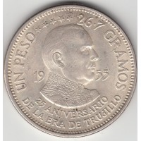 1 песо, Доминиканская республика, 1955