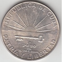 1 песо, Куба, 1953