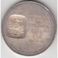 10 боливаров. Венесуэла. 1973