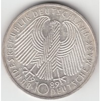 10 марок. ФРГ, 1989