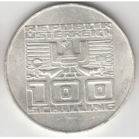 100 шиллингов, Австрия, 1976