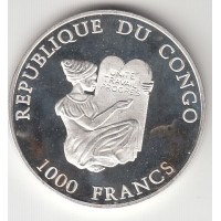 1000 франков, Конго, 2001