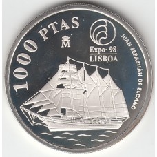 1000 песет, Испания, 1998