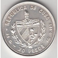 20 песо, Куба, Серебро 1979