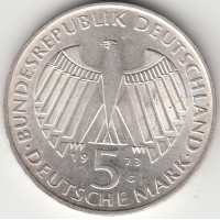 5 марок, ФРГ, 1973