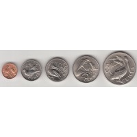 набор монет 1-50 центов, Британские Виргинские острова, 1974