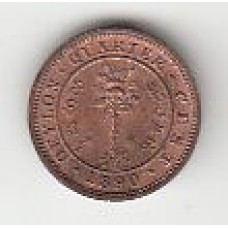 1/4 цента, Цейлон, 1890
