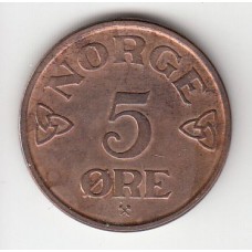 5 эре, Норвегия, 1953