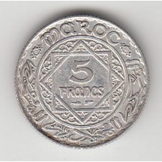5 франков, Марокко, 1933
