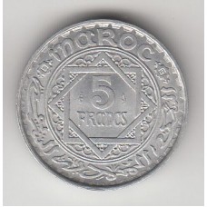 5 франков, Марокко, 1951