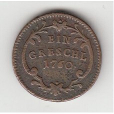 1 грош, Австрия (Богемия), 1760