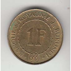 1 франк, Бурунди, 1965