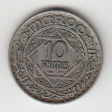 10 франков, Марокко, 1949