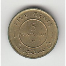 5 чентезимо, Сомали, 1967
