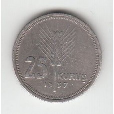 25 курушей, Турция, 1937
