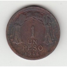 1 песо, Чили, 1944