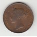 1 цент, Ост-Индская Компания, 1845