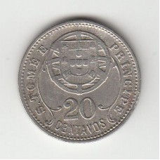 20 сентаво, Сан-Томе и Принсипи, 1929