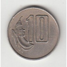 10 новых песо, Уругвай, 1981