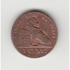 1 сантим, Бельгия, 1912