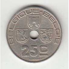 25 сантимов, Бельгия, 1939