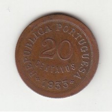 20 сентаво, Португальская Гвинея, 1933