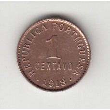 1 сентаво, Португалия, 1918