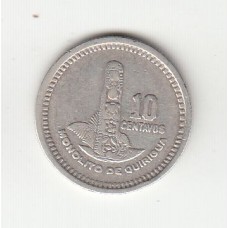 10 сентаво, Гватемала, 1953