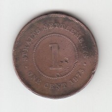 1 цент, Стрейтс-Сеттльментс, 1873