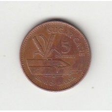 5 долларов, Гайана, 1996